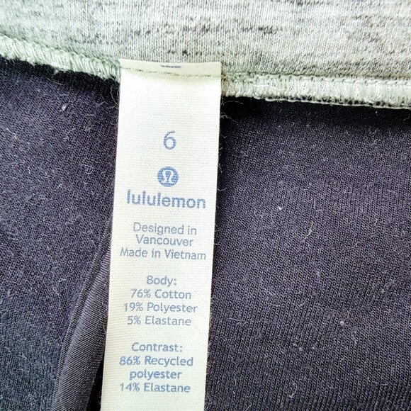 Lululemon Women's Heathered Space Dyed Medium Grey Long Sleeve Hooded Jacket 6 - Picture 9 of 10